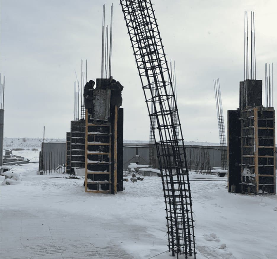 Армокаркасы колонн производственного цеха
